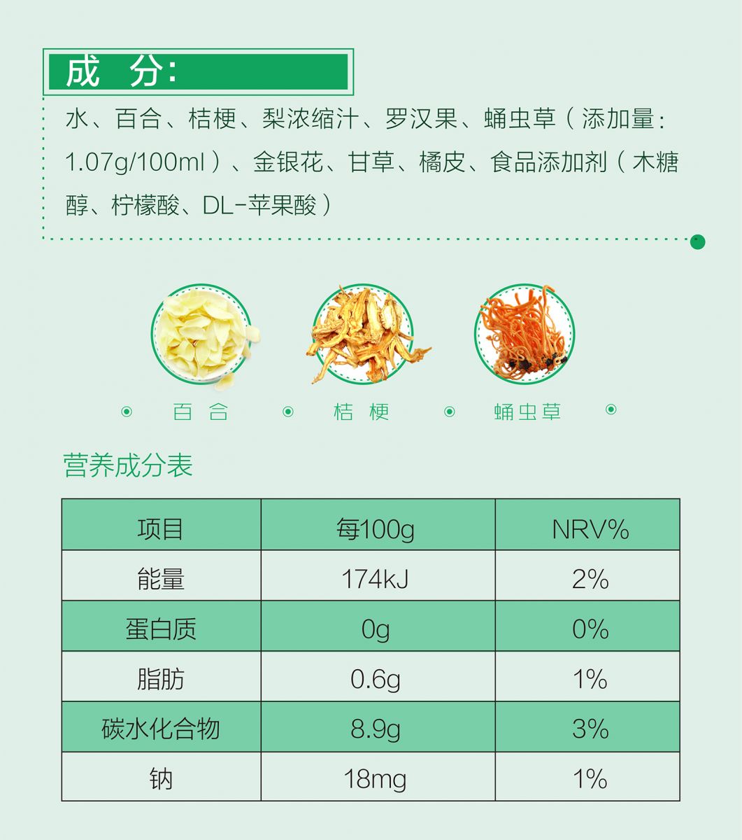 新生活_新生活集团_新生活化妆品_三福宁_百合桔梗植物饮品